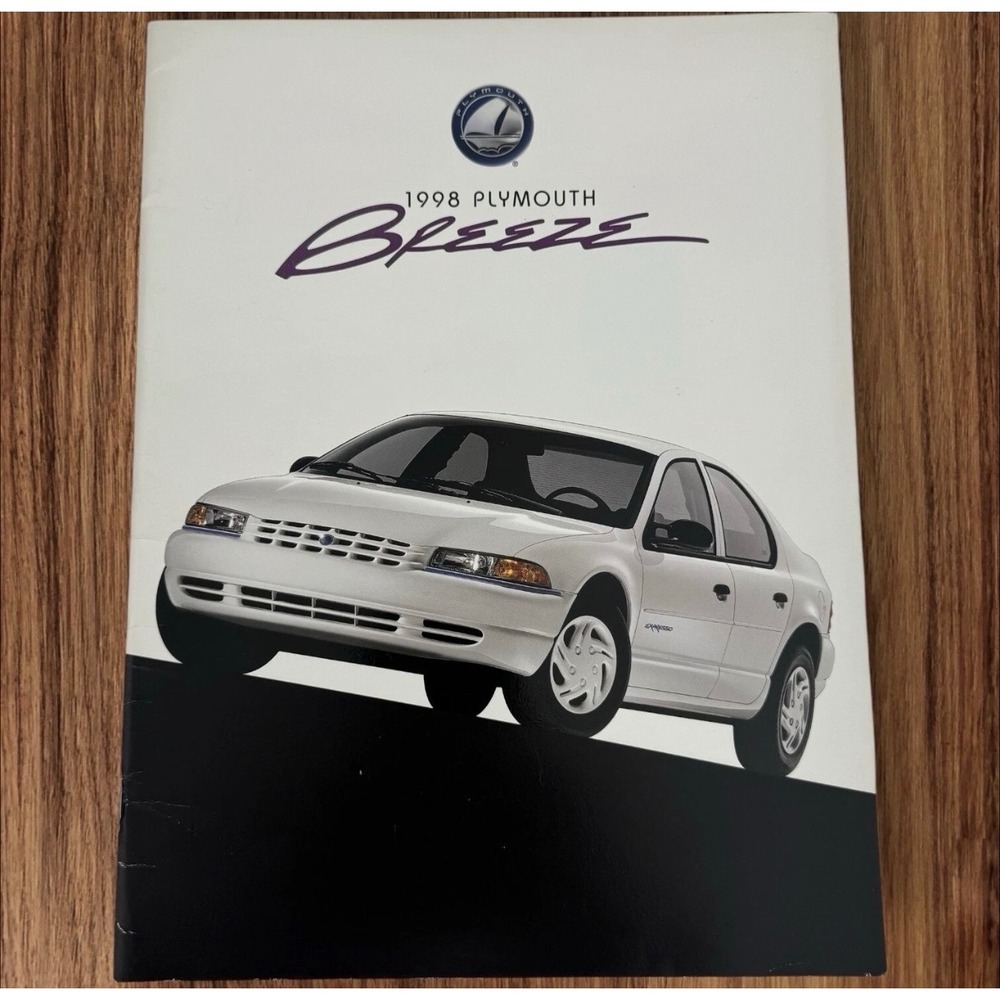 1998 Plymouth Breeze Sales Brochure Prowler Voyager‎ Neon Mopar Car Literature